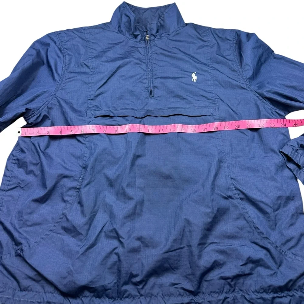 RALPH LAUREN POLO GOLF: Men’s Navy Blue Pullover Golf Jacket -Size Large